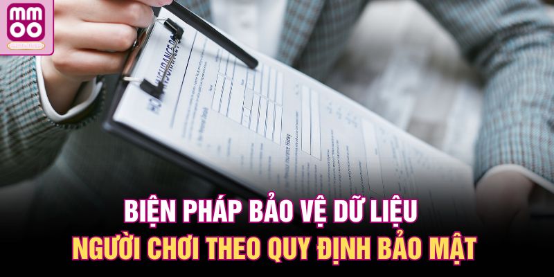Biện pháp bảo vệ dữ liệu người chơi theo quy định bảo mật