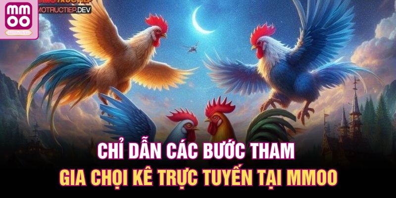 Chỉ dẫn các bước tham gia chọi kê trực tuyến tại MMOO